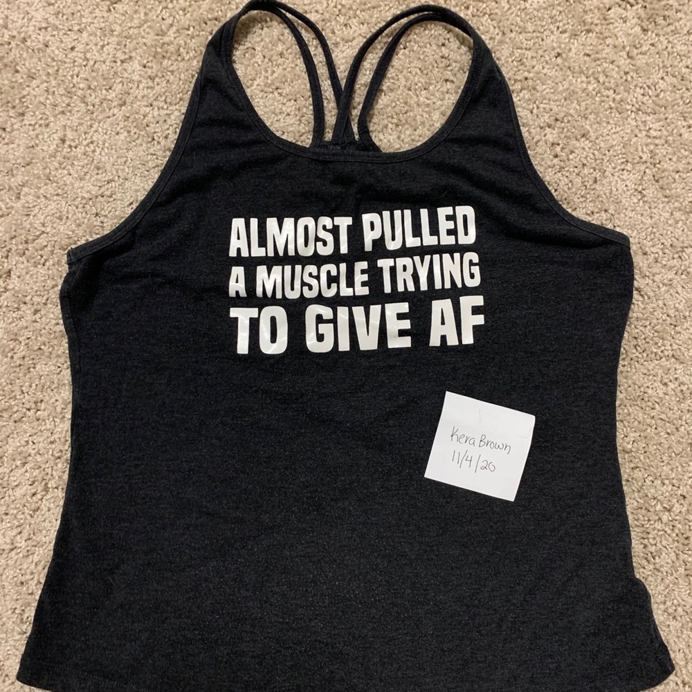 “I almost pulled a muscle trying to give AF”